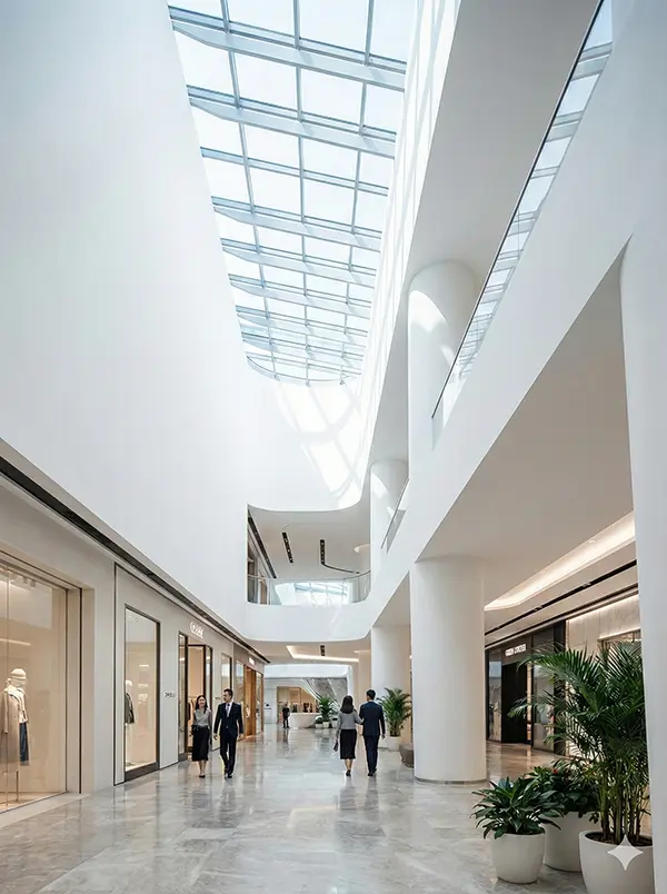 SINOCARE architectural decoration seamlessly cladding lobby walls.